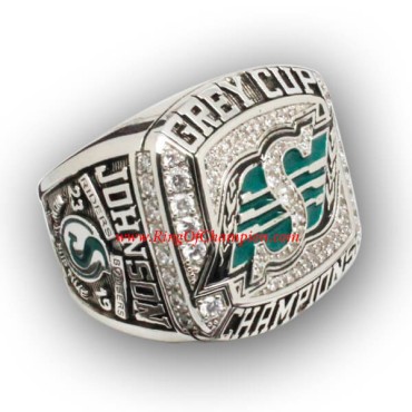 CFL 2007 Saskatchewan Roughriders The 95th Grey Cup Championship Ring, Custom Saskatchewan Roughriders Champions Ring CFL 2007 Saskatchewan Roughriders The 95th Grey Cup Championship Ring, Custom Saskatchewan Roughriders Champions Ring