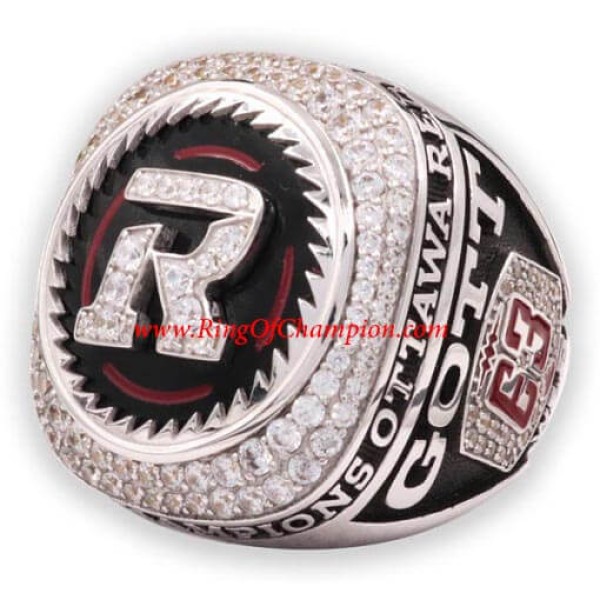 CFL 2016 Ottawa Redblacks The 104th Grey Cup Championship Ring, Custom Ottawa Redblacks Champions Ring