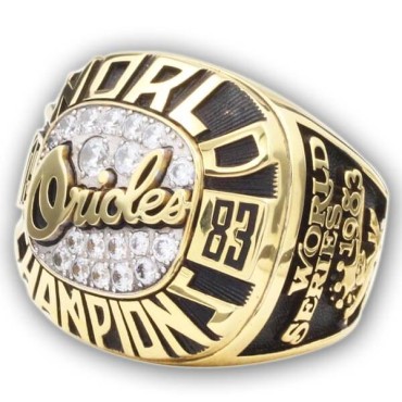 MLB 1983 Baltimore Orioles baseball World Series Championship Ring, Custom Baltimore Orioles Champions Ring