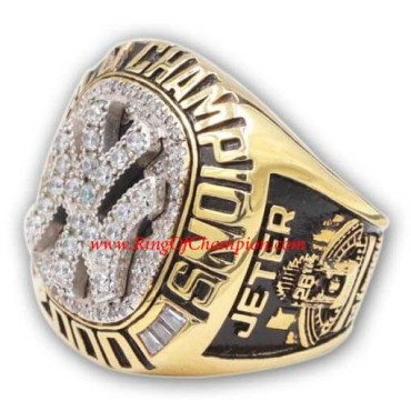 MLB 2000 New York Yankees baseball World Series Championship Ring, Custom New York Yankees Champions Ring