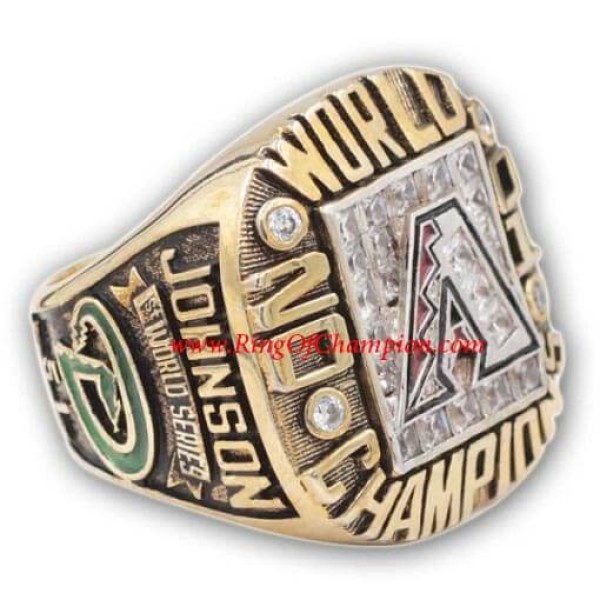 MLB 2001 Arizona Diamondbacks baseball World Series Championship Ring, Custom Arizona Diamondbacks Champions Ring
