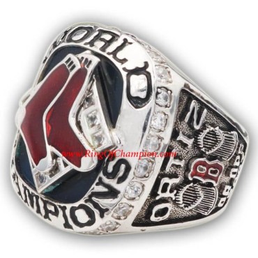MLB 2007 Boston Red Sox baseball World Series Championship Ring, Custom Boston Red Sox Champions Ring