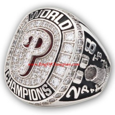 MLB 2008 Philadelphia Phillies baseball World Series Championship Ring, Custom Philadelphia PhilliesChampions Ring
