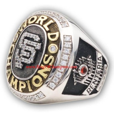 MLB 2010 San Francisco Giants baseball World Series Championship Ring, Custom San Francisco Giants Champions Ring