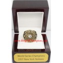 MLB 1937 New York Yankees World Series Championship Ring, Custom New York Yankees Champions Ring