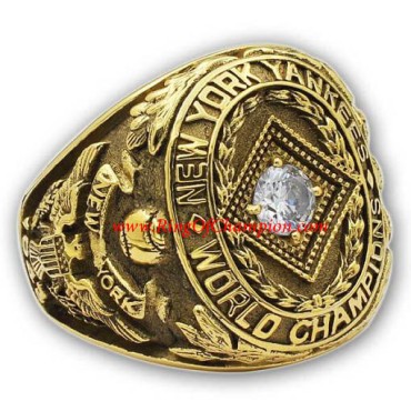 MLB 1943 New York Yankees baseball World Series Championship Ring, Custom New York Yankees Champions Ring
