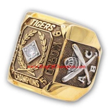 MLB 1945 Detroit Tigers baseball World Series Championship Ring, Custom Detroit Tigers Champions Ring