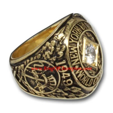 MLB 1949 New York Yankees baseball World Series Championship Ring, Custom New York Yankees Champions Ring
