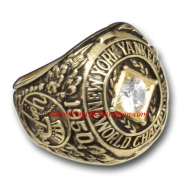 MLB 1950 New York Yankees baseball World Series Championship Ring, Custom New York Yankees Champions Ring MLB 1950 New York Yankees baseball World Series Championship Ring, Custom New York Yankees Champions Ring