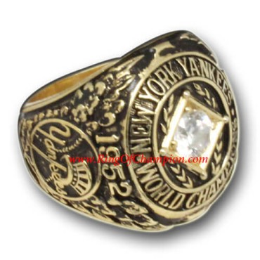 MLB 1952 New York Yankees baseball World Series Championship Ring, Custom New York Yankees Champions Ring