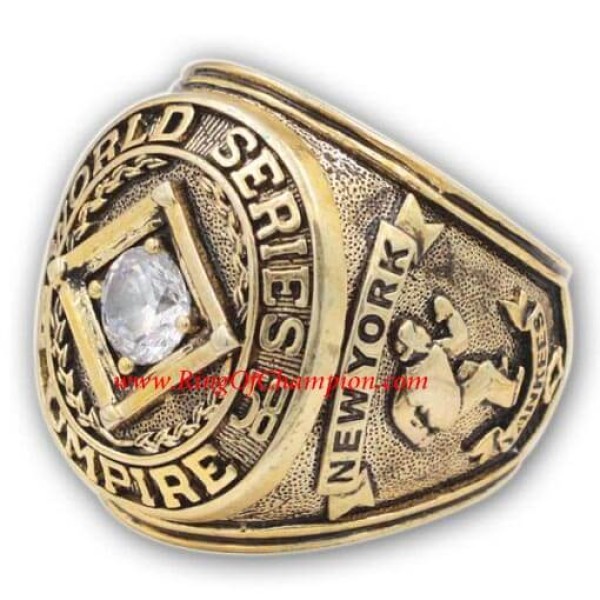 MLB 1958 New York Yankees Umpire World Series Championship Ring, Custom New York Yankees Champions Ring