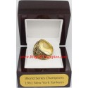MLB 1961 New York Yankees Championship Ring|replica New York Yankees Champions Ring for sell