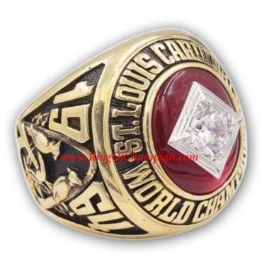 MLB 1964 St. Louis Cardinals Baseball World Series Championship Ring, Custom St. Louis Cardinals Champions Ring MLB 1964 St. Louis Cardinals Baseball World Series Championship Ring, Custom St. Louis Cardinals Champions Ring