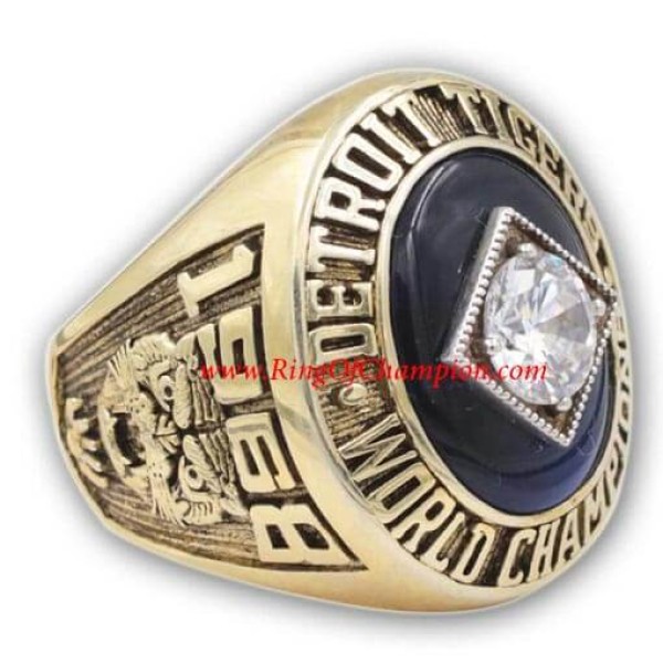 MLB 1968 Detroit Tigers baseball World Series Championship Ring, Custom Detroit Tigers Champions Ring