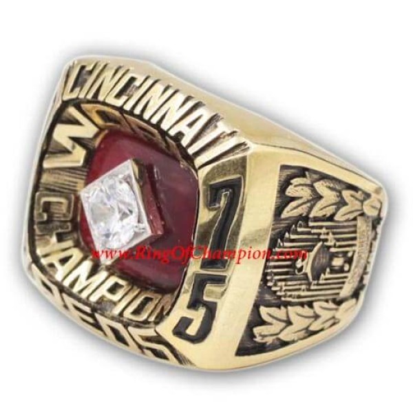 MLB 1975 Cincinnati Reds baseball World Series Championship Ring, Custom Cincinnati Reds Champions Ring
