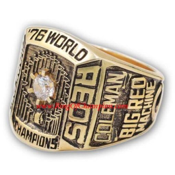 MLB 1976 Cincinnati Reds baseball World Series Championship Ring, Custom Cincinnati Reds Champions Ring