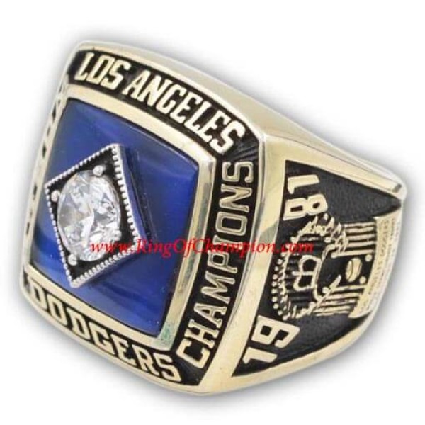 MLB 1981 Los Angeles Dodgers baseball World Series Championship Ring, Custom Los Angeles Dodgers Champions Ring