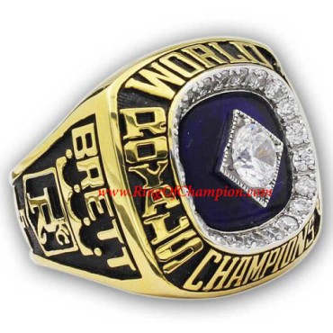 MLB 1985 Kansas City Royals baseball World Series Championship Ring, Custom Kansas City Royals Champions Ring