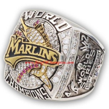 MLB 2003 Florida Marlins baseball World Series Championship Ring, Custom Florida Marlins Champions Ring MLB 2003 Florida Marlins baseball World Series Championship Ring, Custom Florida Marlins Champions Ring