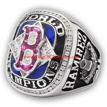MLB 2004 Boston Red Sox baseball World Series Championship Ring, Custom Boston Red Sox Champions Ring (Stone Version)