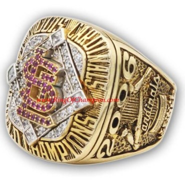 MLB 2006 St. Louis Cardinals baseball World Series Championship Ring, Custom St. Louis Cardinals Champions Ring MLB 2006 St. Louis Cardinals baseball World Series Championship Ring, Custom St. Louis Cardinals Champions Ring