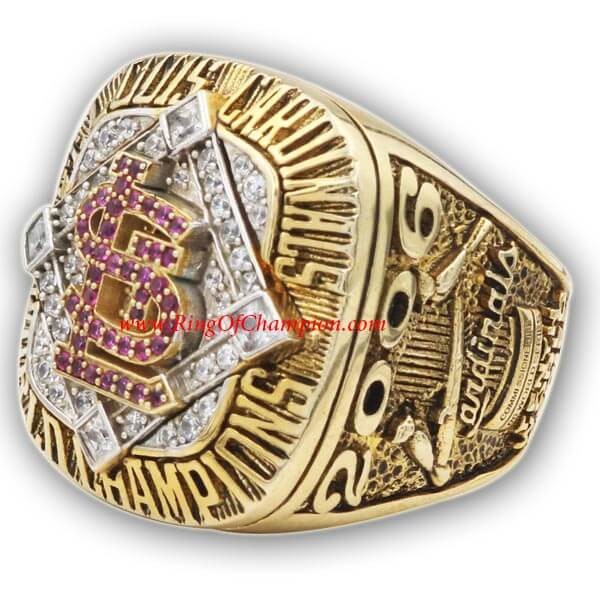MLB 2006 St. Louis Cardinals baseball World Series Championship Ring, Custom St. Louis Cardinals Champions Ring