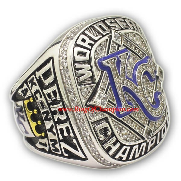 MLB 2015 Kansas City Royals baseball World Series Championship FAN Ring, Custom Kansas City Royals Champions Ring