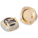 NBA2018 Golden State Warriors Reversible Championship Ring, Twisting Off Top Warriors Ring
