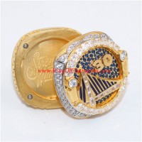 NBA2018 Golden State Warriors Reversible Championship Ring, Twisting Off Top Warriors Ring