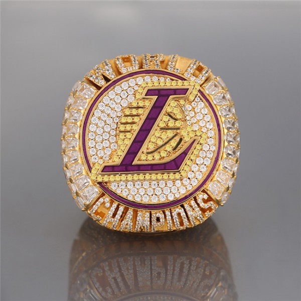 NBA 2020 Los Angeles Lakers Men's Basketball World Championship Ring (Simple Version)