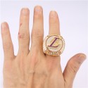 NBA 2020 Los Angeles Lakers Men's Basketball World Championship Ring (Simple Version)