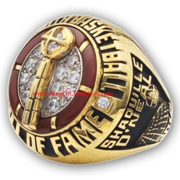 NBA 2016 Shaquille O'Neal Naismith Memorial Basketball Hall of Fame Players Championship Ring