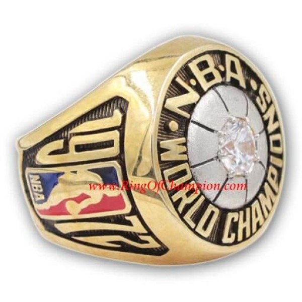 NBA 1972 Los Angeles Lakers Basketball World Championship Ring, Custom Los Angeles Lakers Champions Ring