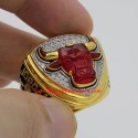 NBA 1993 Chicago Bulls Basketball World Championship Ring (Upgrade Version)