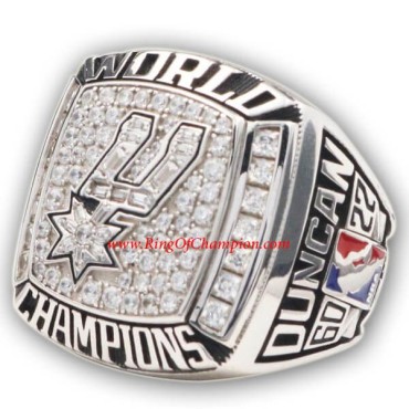 NBA 2003 San Antonio Spurs Basketball World Championship Ring, Custom San Antonio Spurs Champions Ring