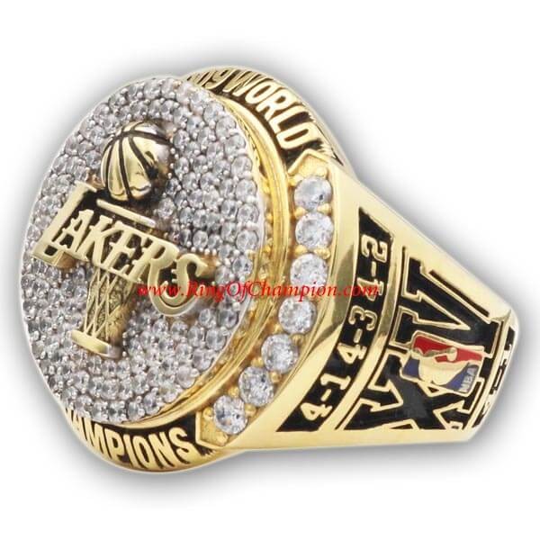 NBA 2009 Los Angeles Lakers Basketball World Championship Ring, Custom Los Angeles Lakers Champions Ring