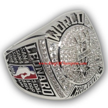 NBA 2014 San Antonio Spurs Basketball World Championship FAN Ring, Custom San Antonio Spurs Champions Ring