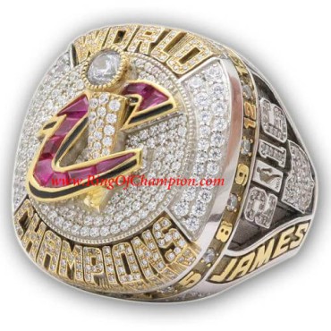 NBA 2016 Cleveland Cavaliers Basketball Replica World Championship Ring (Stone Version)