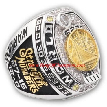 NBA 2017 Golden State Warriors Basketball World Championship FAN Ring, Custom Champions Ring
