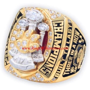 ACC 2017 Clemson Tigers Men's Football College National Championship Ring
