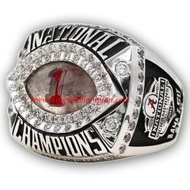 BCS 2011 Alabama Crimson Tide Men's Football National College Championship Ring