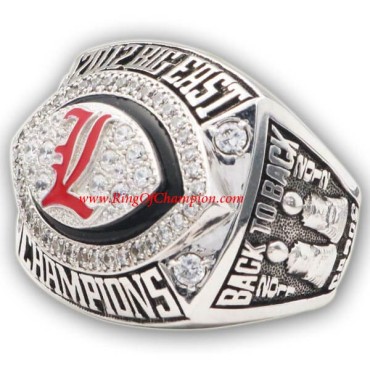 Big East 2012 Louisville Cardinals Men's Football Conference National Championship Ring, Custom Louisville Cardinals Champions Ring