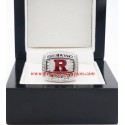 Big East 2012 Rutgers Scarlet Knights Men's Football Conference Championship Ring, Custom Rutgers Scarlet Knights Champions Ring