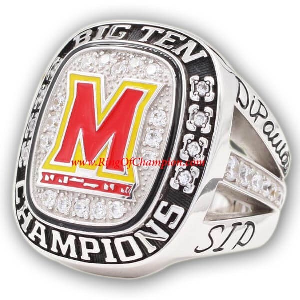 Big Ten 2016 Michigan Wolverines Ice Hockey Lacrosse College Championship Ring