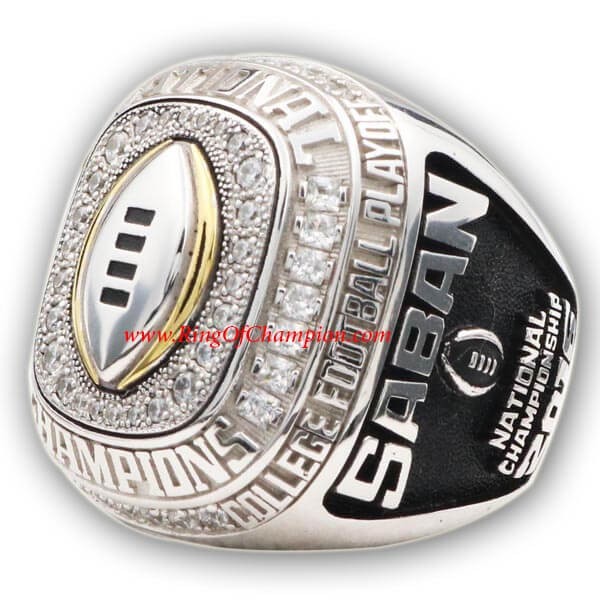 NCAA 2015 Alabama Crimson Tide CFP Men's Football College Championship Ring