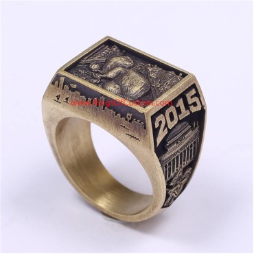 2015 MIT College Graduate Ring, 2015 MIT Grad Rat ring, Custom MIT Class Ring