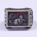 2023 MIT College Graduate Ring, 2023 MIT Grad Rat ring, Custom MIT Class Ring