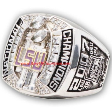 NCAA 2007 LSU Tigers Men's Football NCAA National College Championship Ring