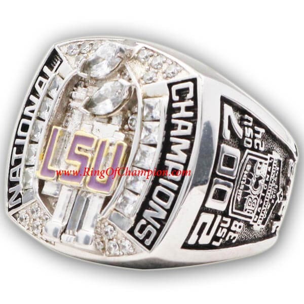 NCAA 2007 LSU Tigers Men's Football NCAA National College Championship Ring