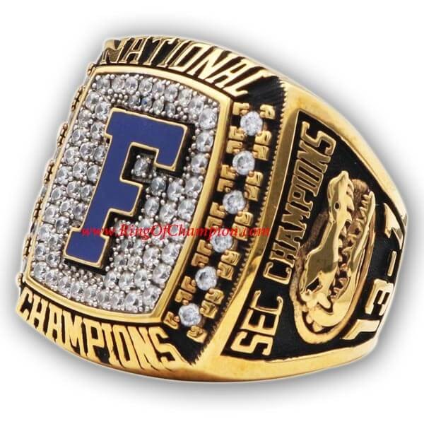 NCAA 2008 Florida Gators Men's Football National College Championship Ring